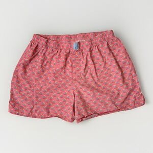Bird Dog Bay "Drunken Crab" Boxers Coral Size Large